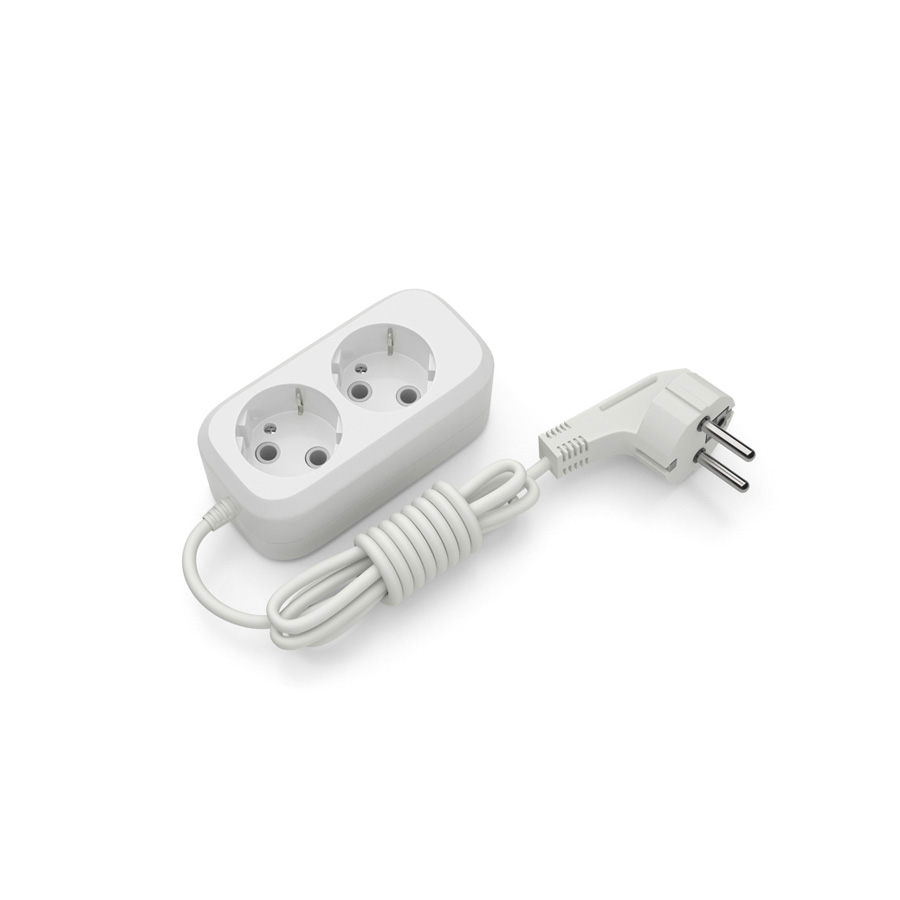 Подовжувач блоковий ELECTRUM 2 розетки 3м із заземленням (C-ES-1788)